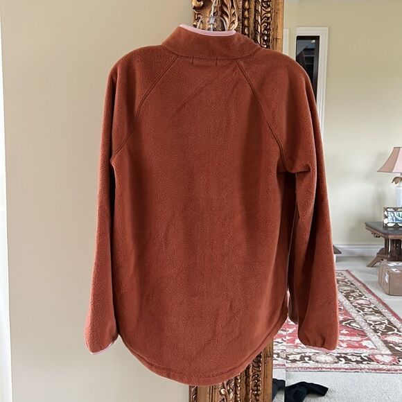 Women’s Fleece Pull Over Orange Sonoma Size Medium - Picture 5 of 5